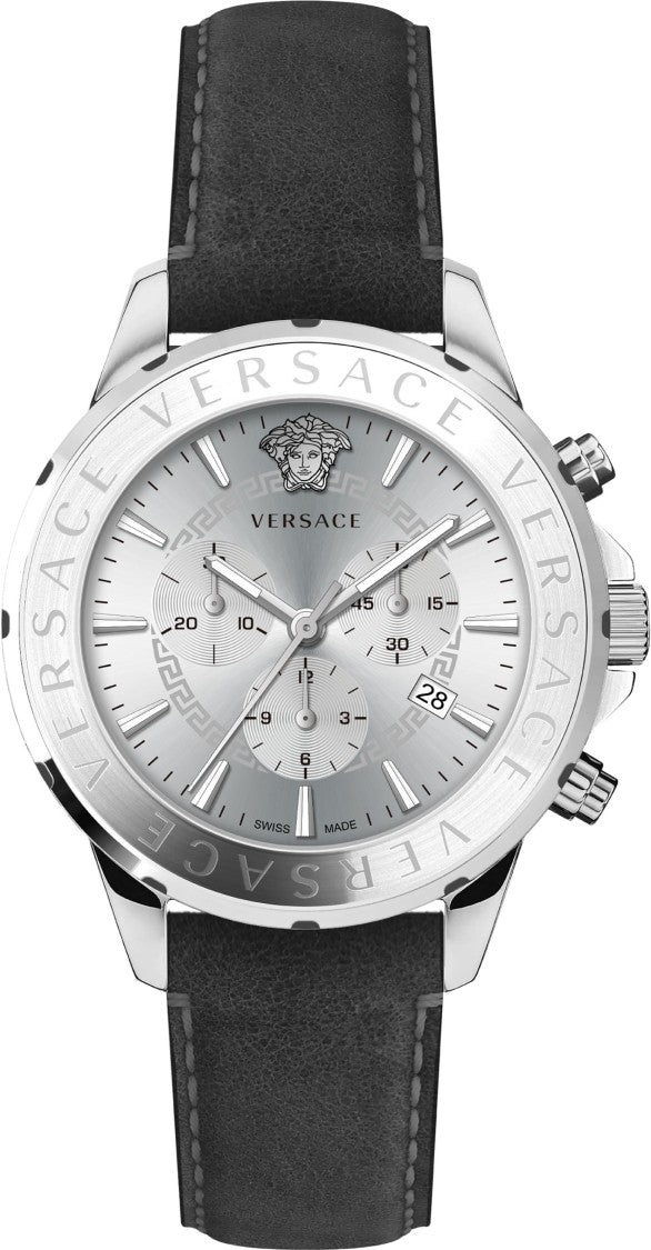 Versace Chronograph Vev601223 By Versace In Stainless Steel