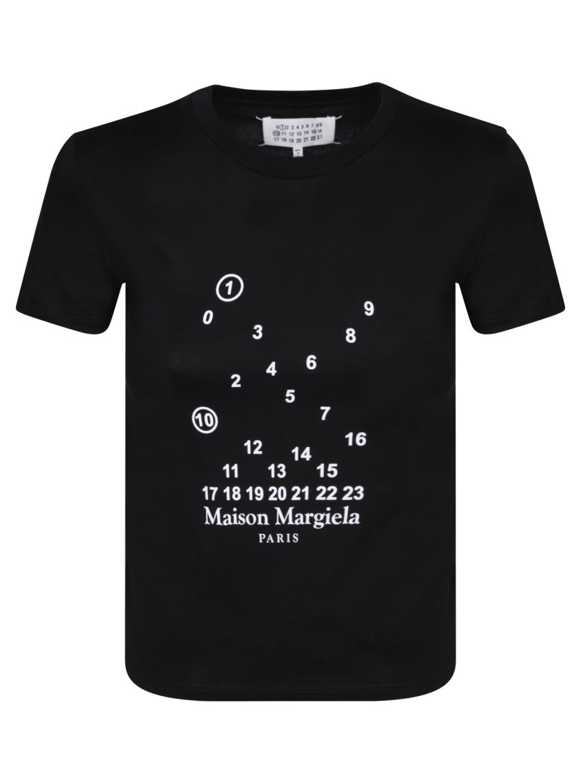 Maison Margiela Black Cotton T-Shirts