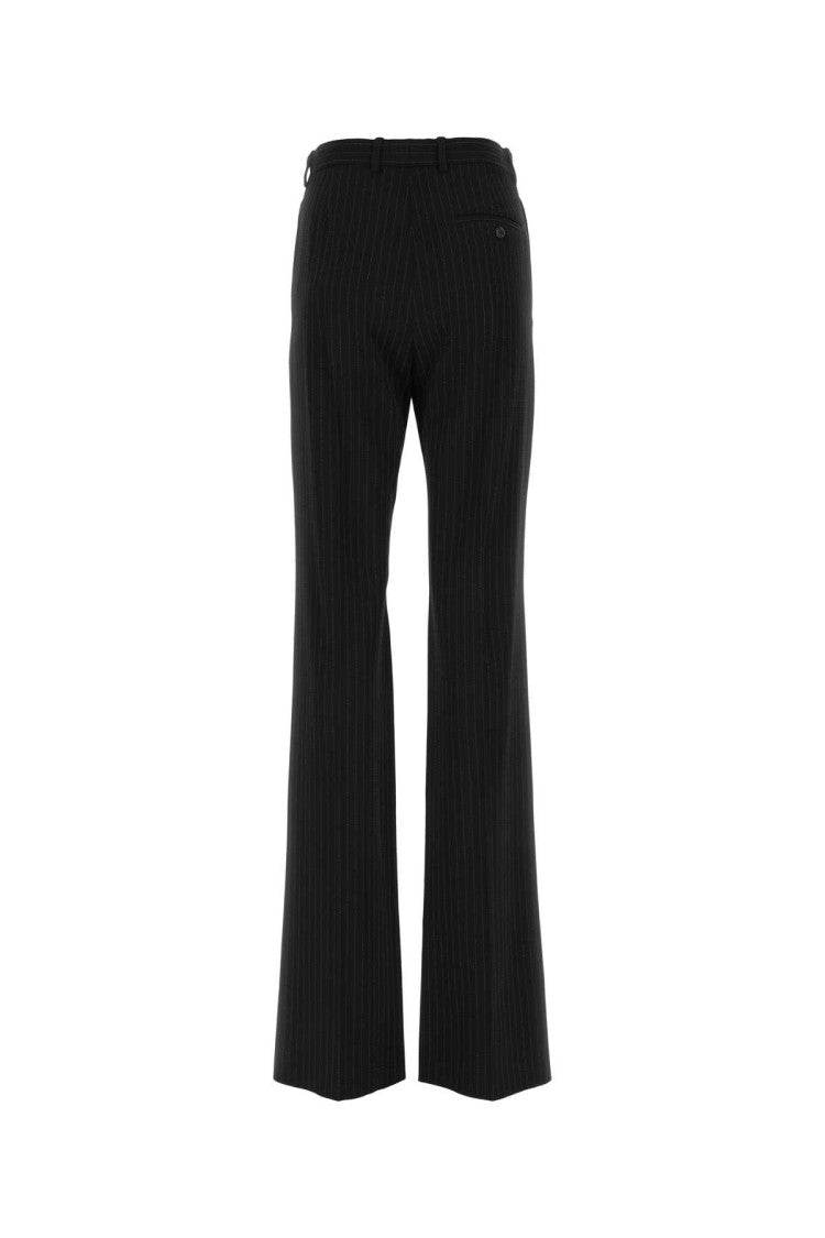 Balenciaga Embroidered Stretch Wool Pant