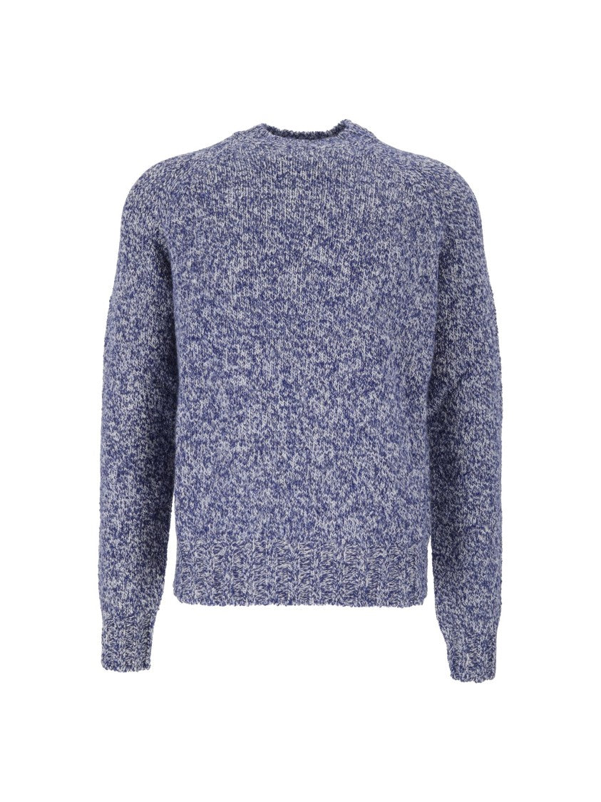 Ballantyne Textured Knit Round Neck Sweater