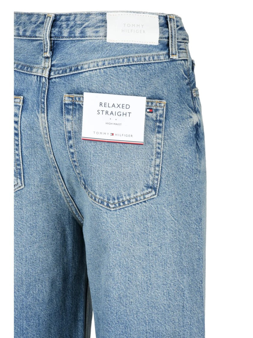Tommy Hilfiger Light Blue Straight Denim Jeans