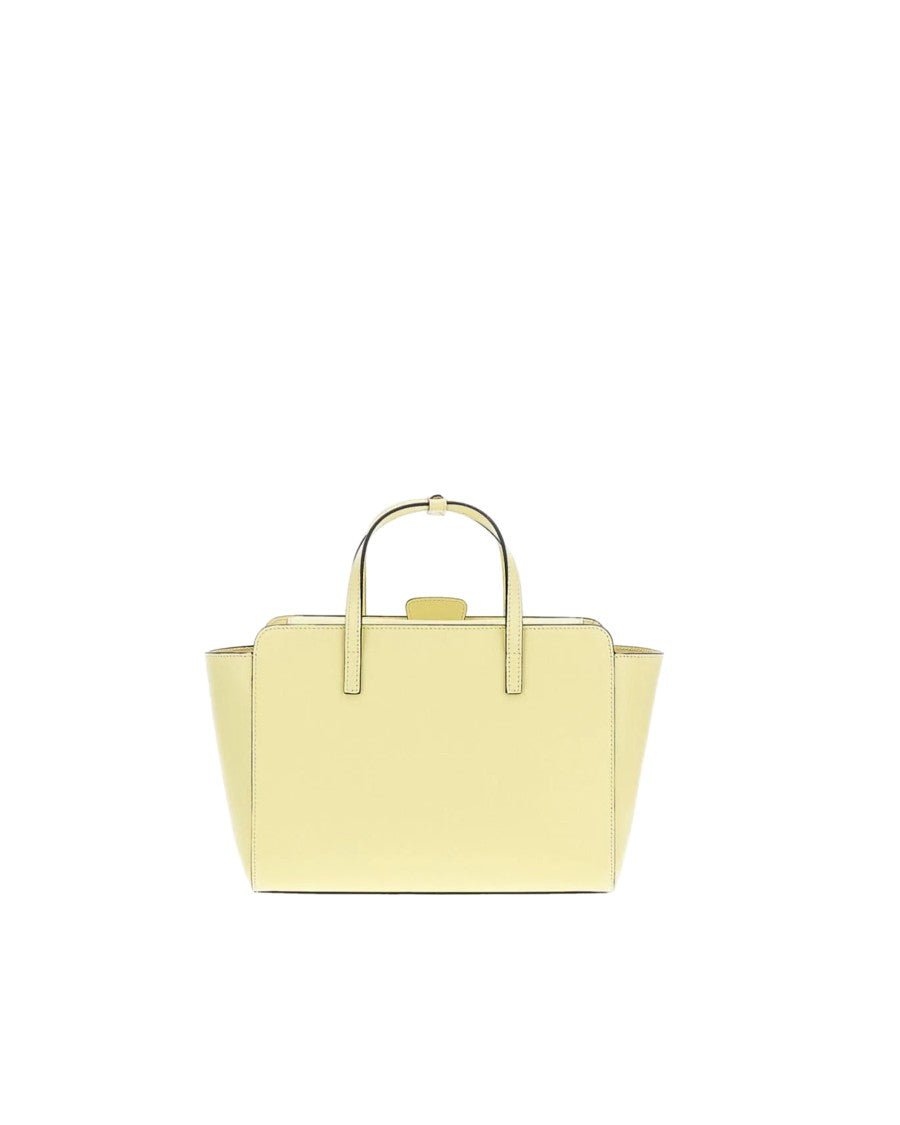 Hidesins Structured Calf Leather Flap Handbag With Hidden Pocket