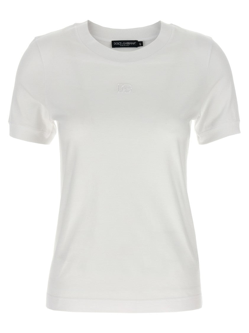 Dolce & Gabbana Logo Embroidery T-Shirt