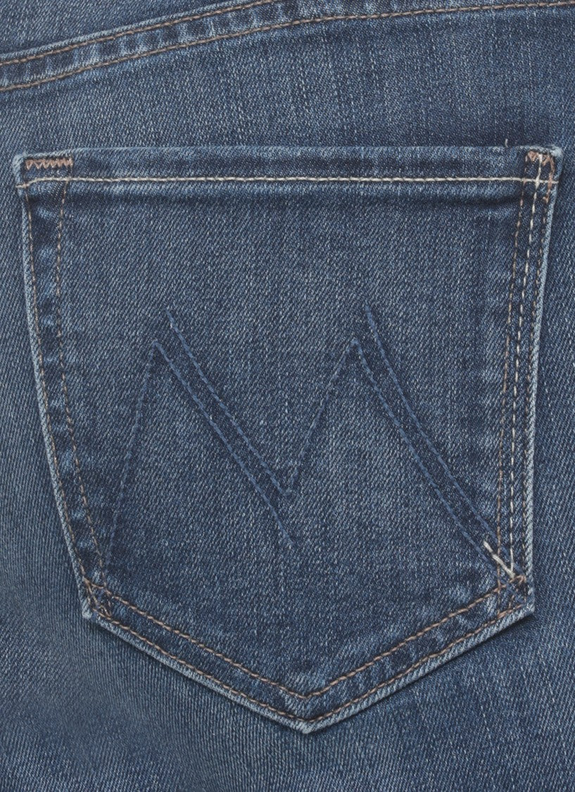 Mother Blue The Hustler Roller Jeans