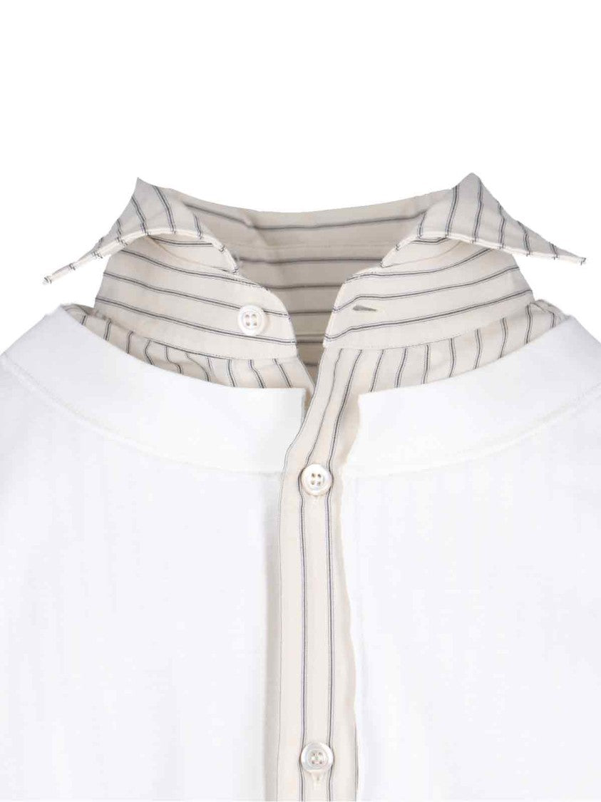 Maison Margiela Inverted Shirt – White & Beige