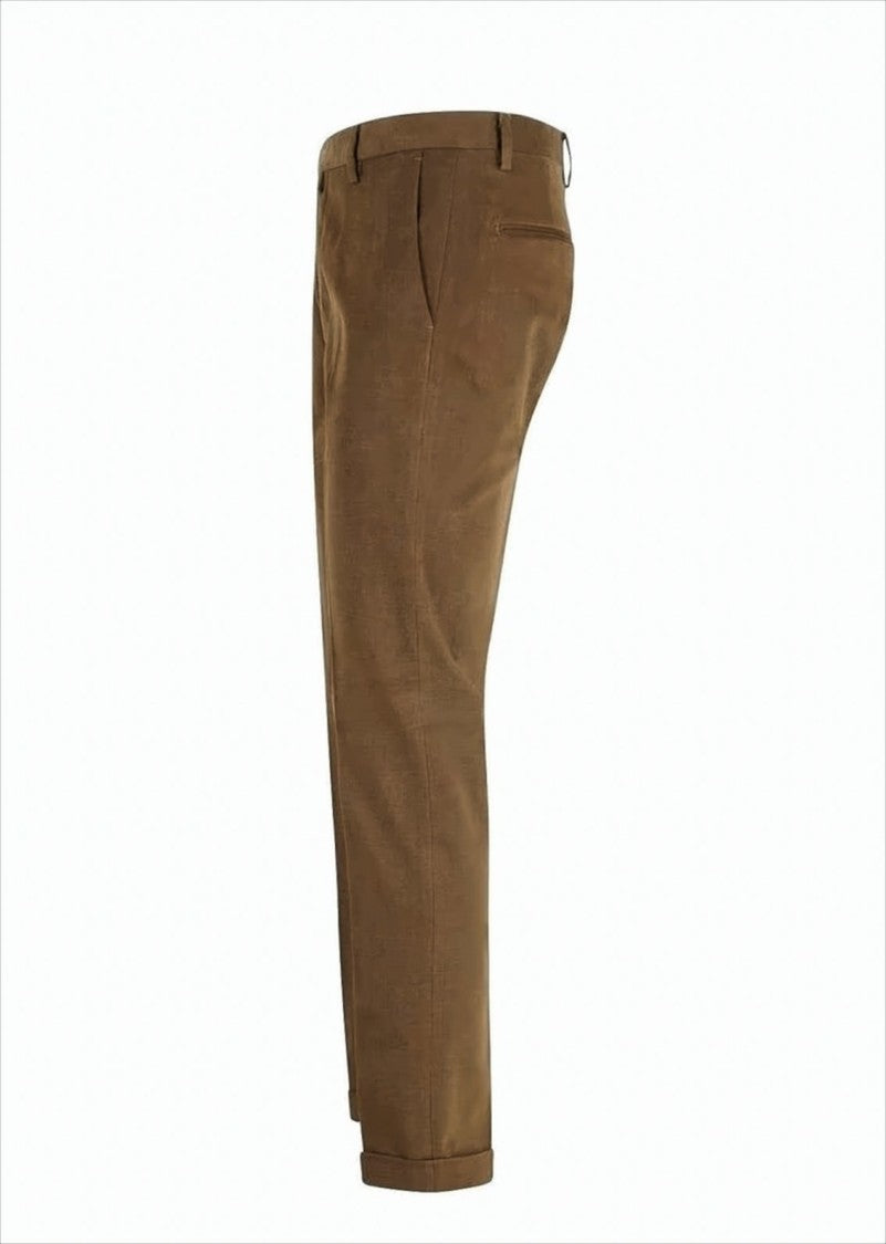 Briglia Brown Cotton Trousers