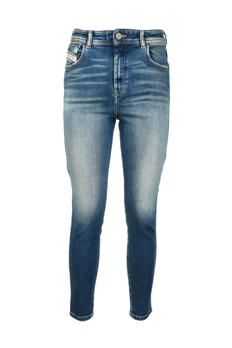 Diesel Blue Super Skinny High Jeans