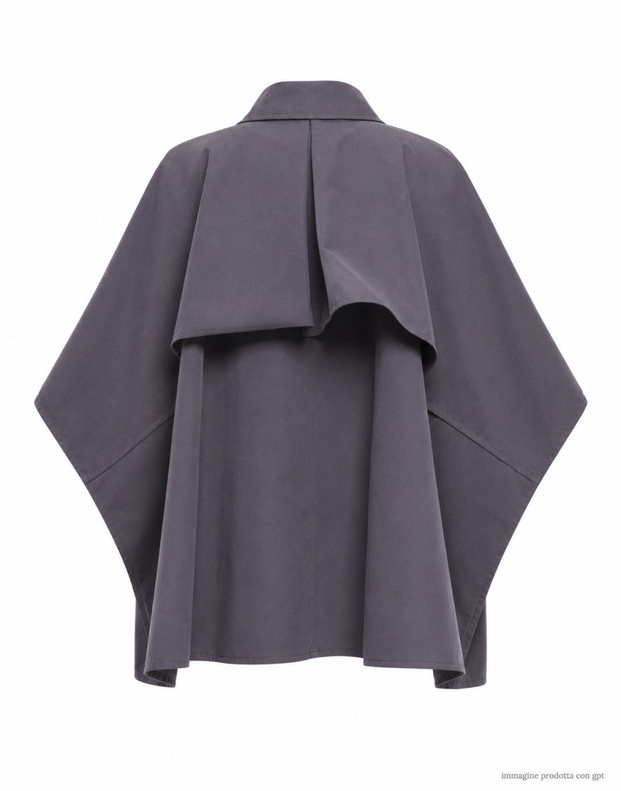 Nine In The Morning Kette Peonia Short Cotton Trench Jacket