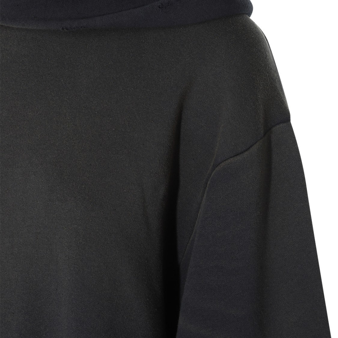 Acne Studios Hooded Black Sweater With Distinctive Back Print