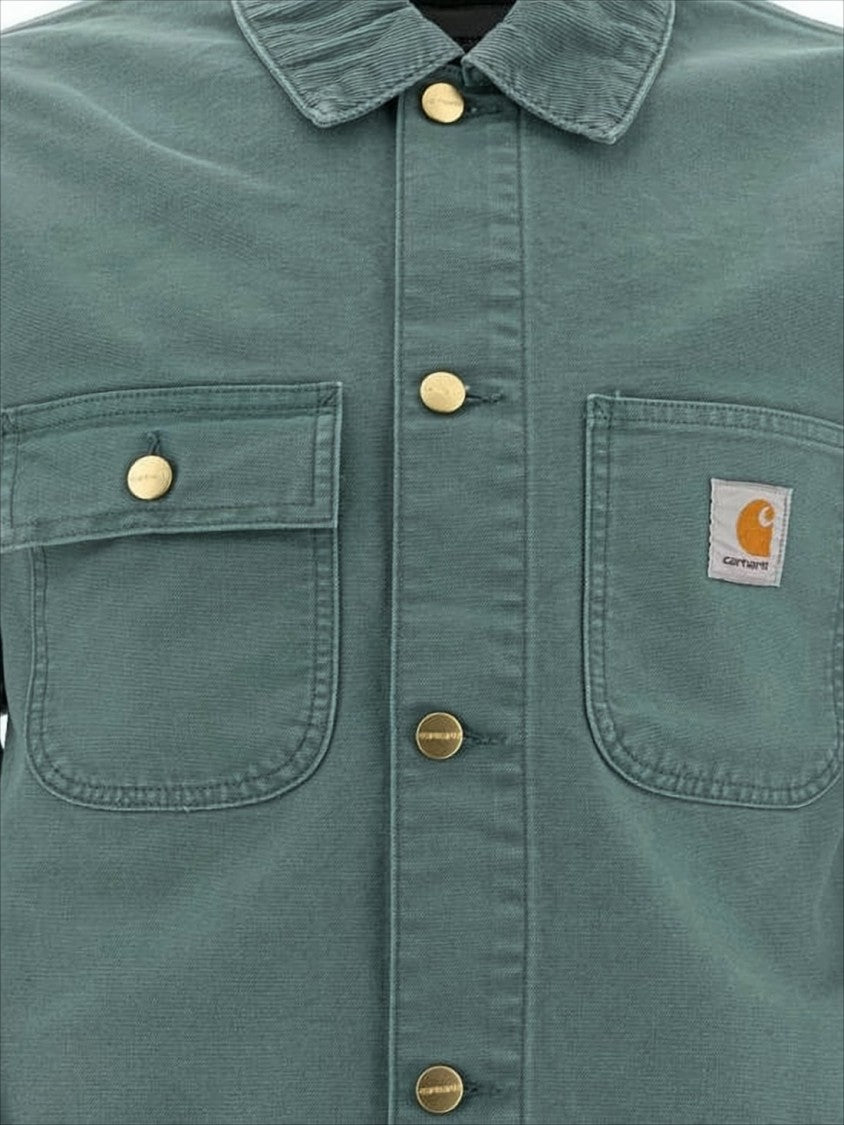 Carhartt Wip Muted Green Organic Cotton Jacket