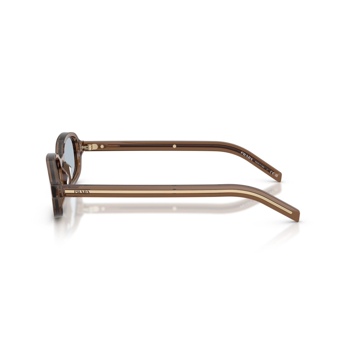 Prada 0Pr D06s Translucent Acetate Sunglasses With Grey Lenses
