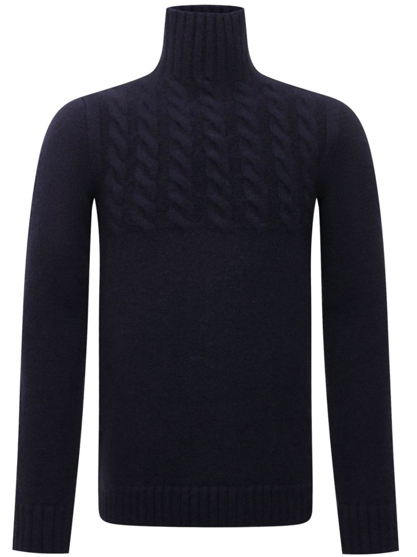 Maison Margiela Blue Wool Sweater