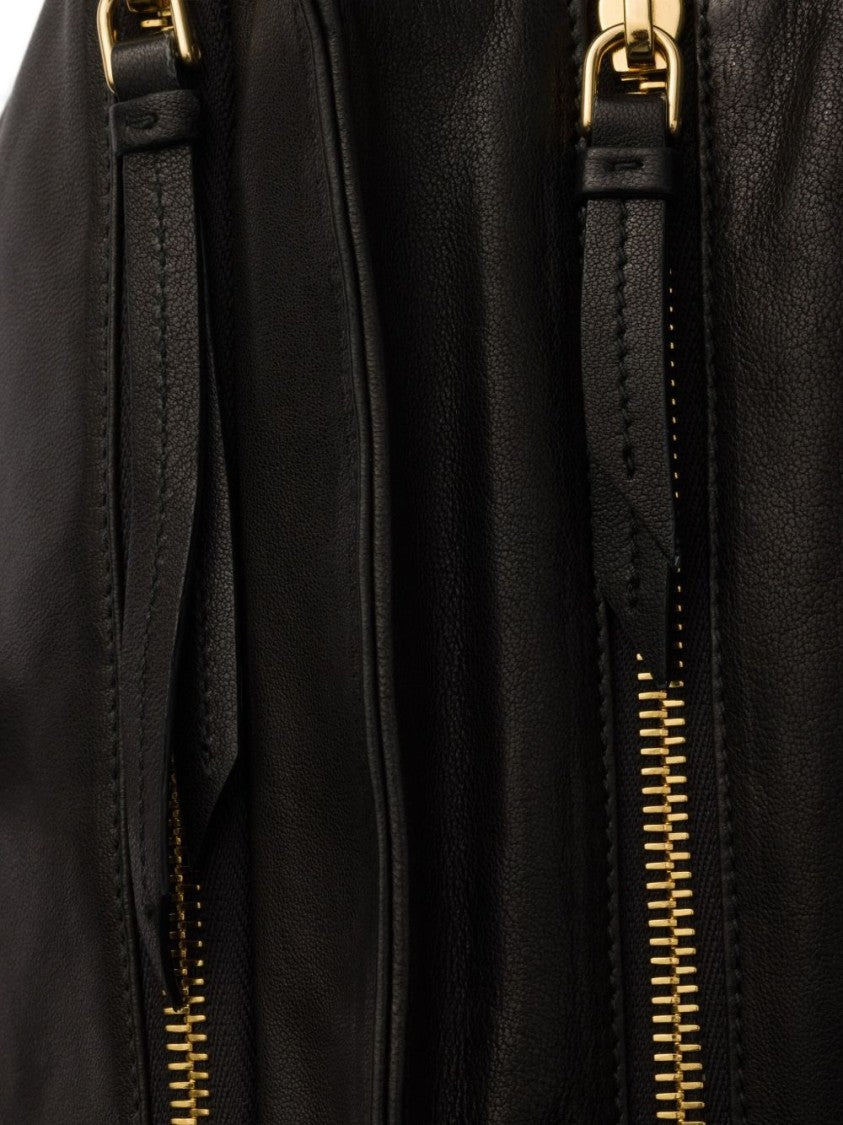 Prada Soft Lamb Leather Rectangular Bag