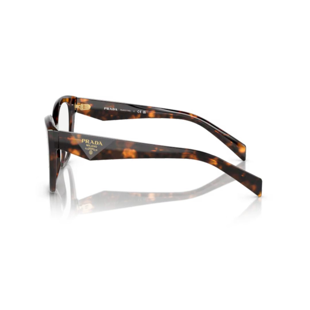 Prada 20Zv Vista Oversized Tortoiseshell Cat-Eye Sunglasses With Gold Accents