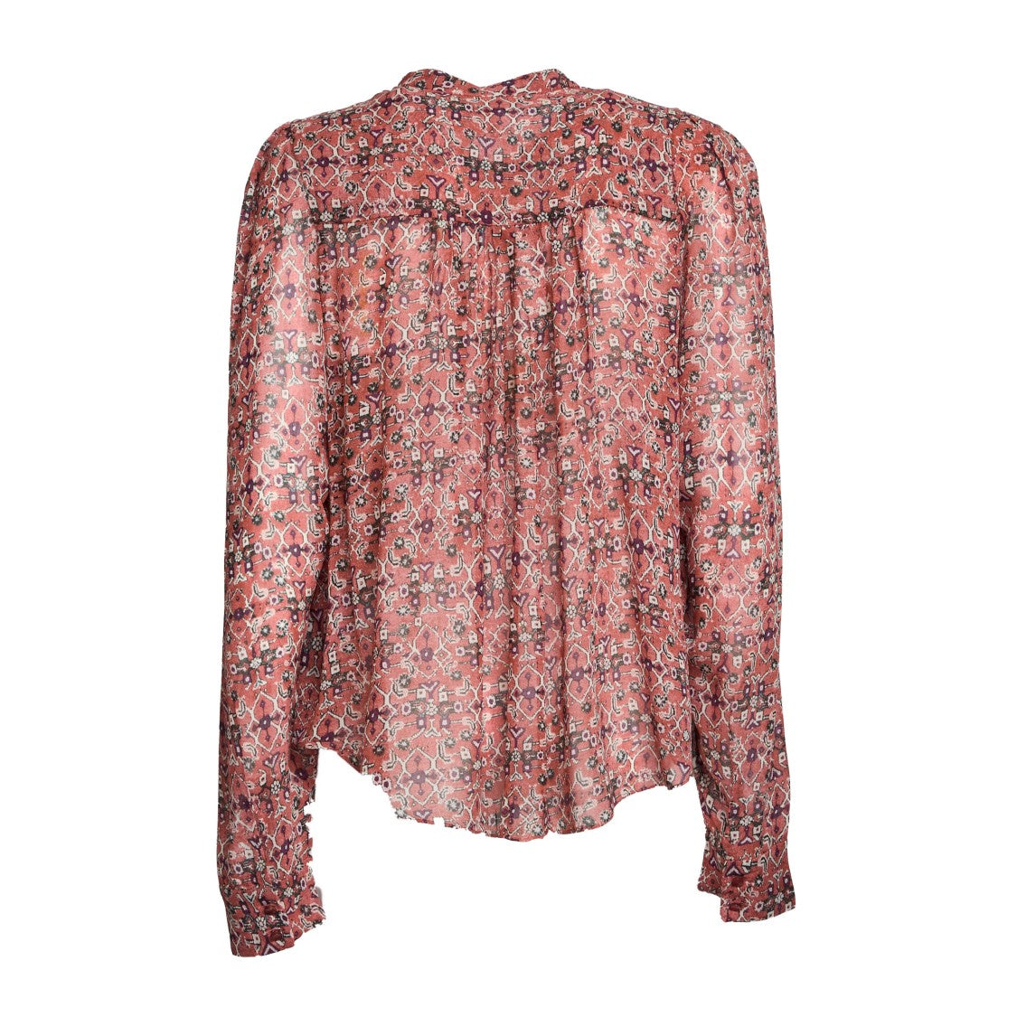 Isabel Marant Rust Noeline Blouse Printed Crêpe