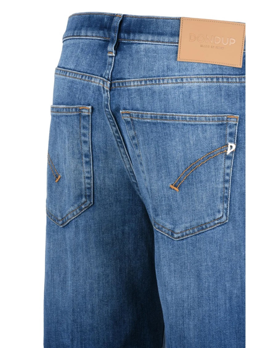 Dondup Light Blue Jacklin Faded Loose-Fit Jeans