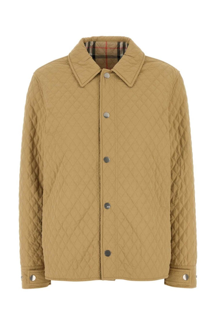 Burberry Beige Nylon Reversible Padded Jacket
