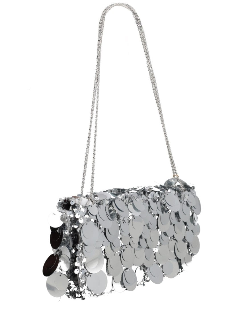 Rabanne Sparkle Baguette Sequin Shoulder Bag