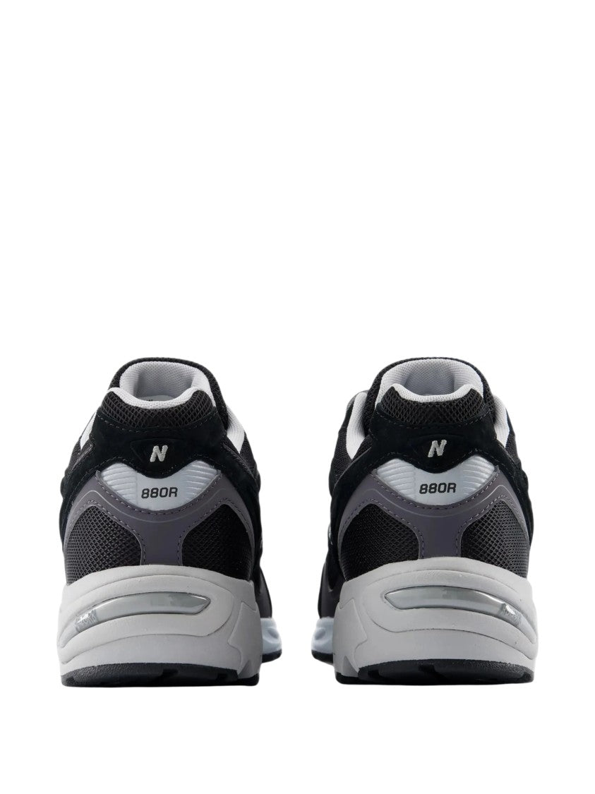 New Balance Black 880R Leather Mesh-Blend Sneakers