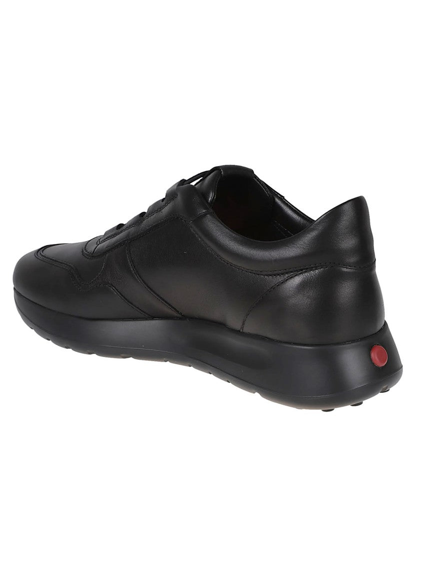 Tod's Black Calf Leather Extralight Sneakers