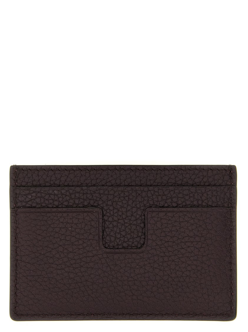 Tom Ford Logo Leather Cardholder