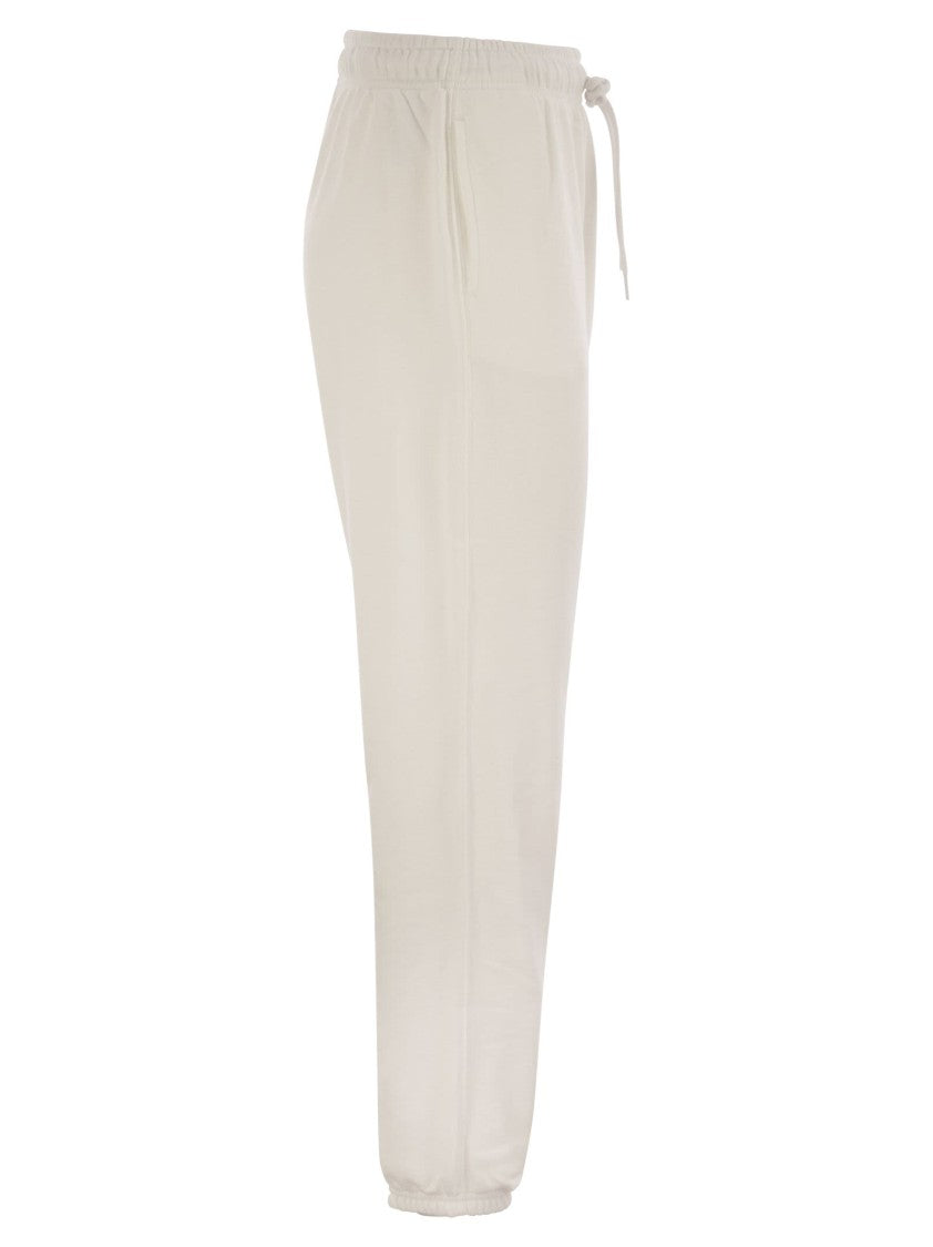 Polo Ralph Lauren Plush Fleece Sports Trousers With Tapered Cut