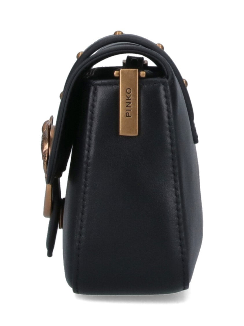 Pinko "Love Bag" Mini Shoulder Bag – Black