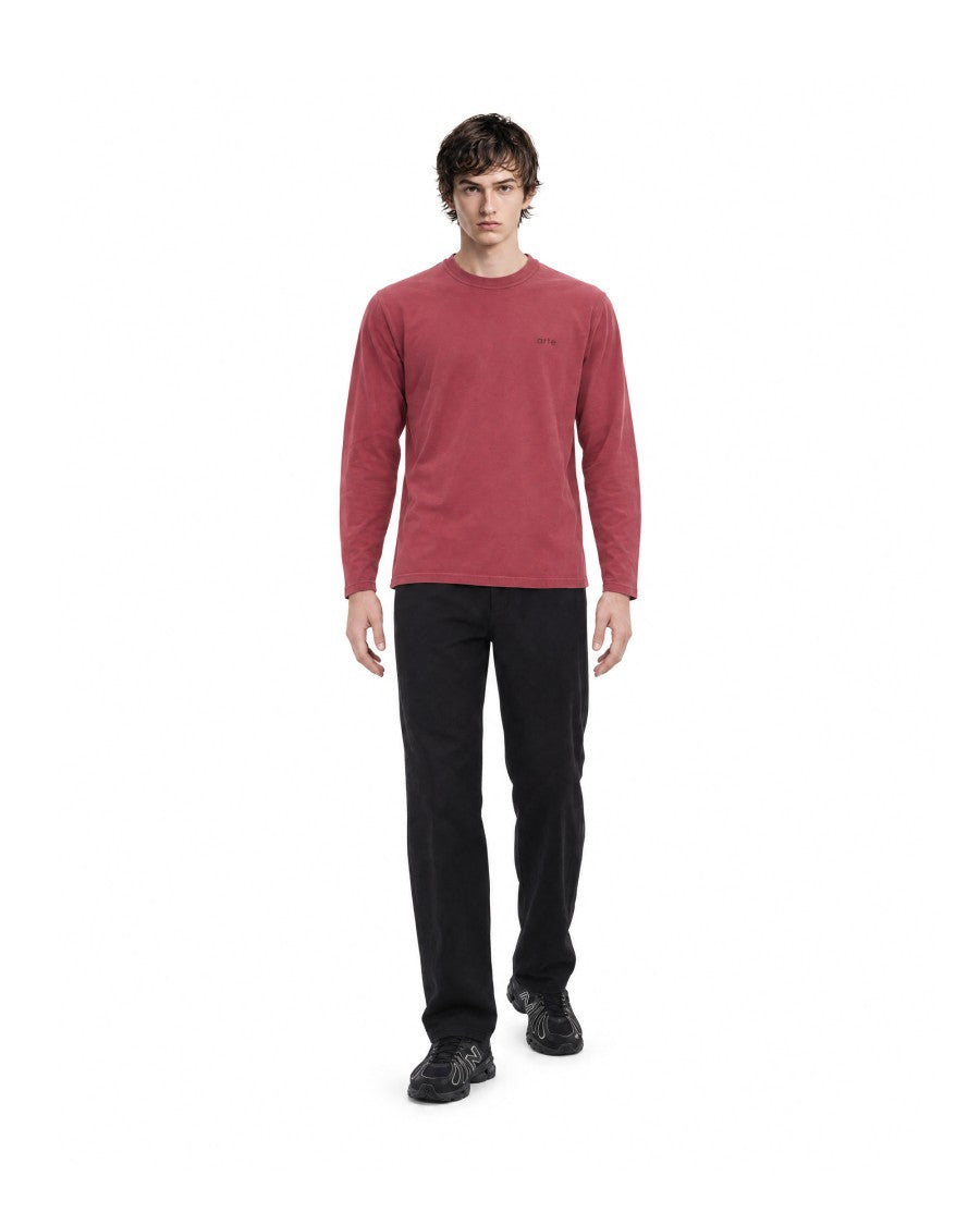 Arte Antwerp Wide-Leg Pleated Pants In Wool-Viscose Blend