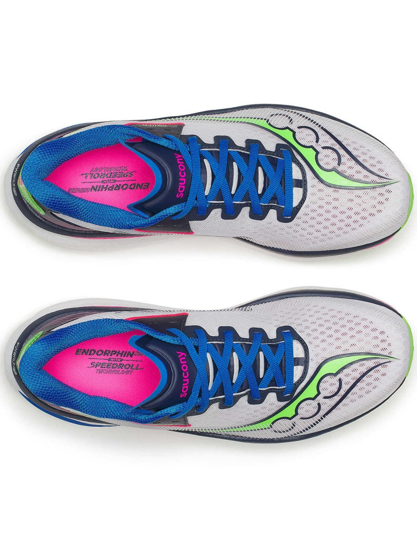 Saucony Breathable Mesh Running Shoe With Vibrant Accents