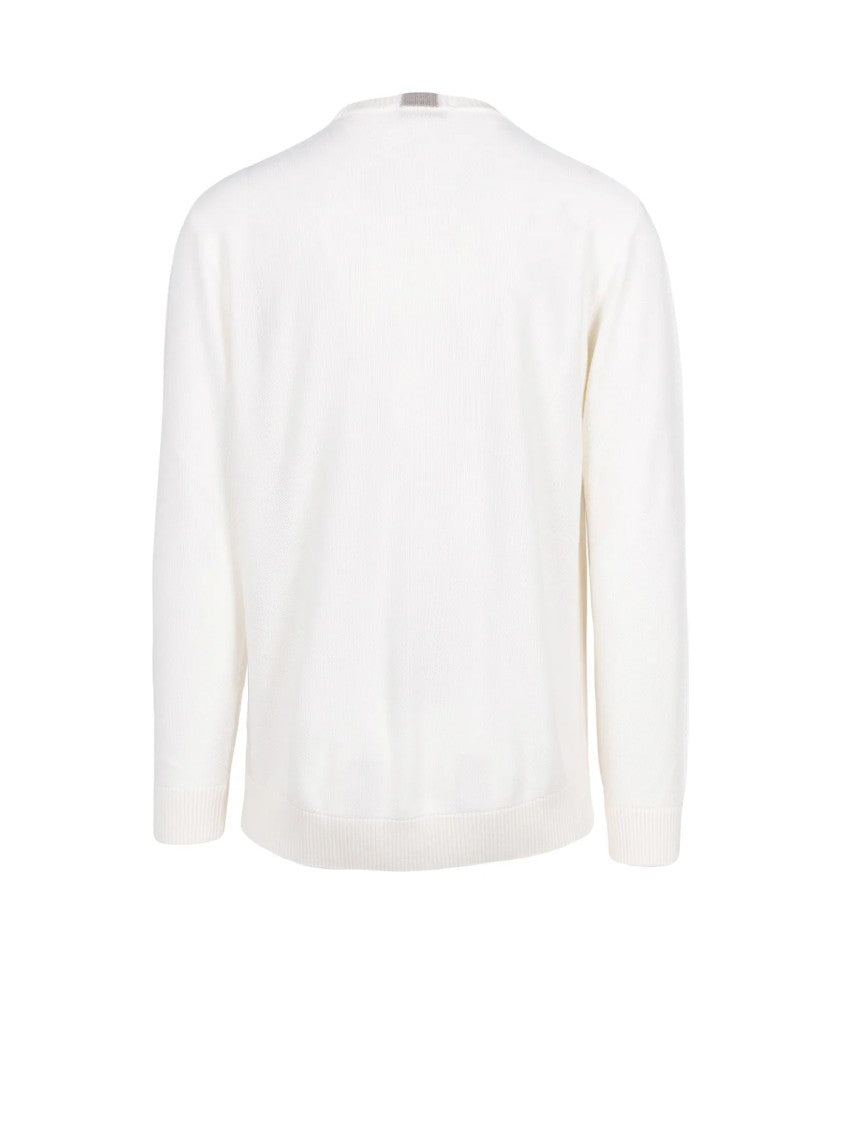 Cashmere Company P. Crew Neck Sweater In Extrafine Merino Wool