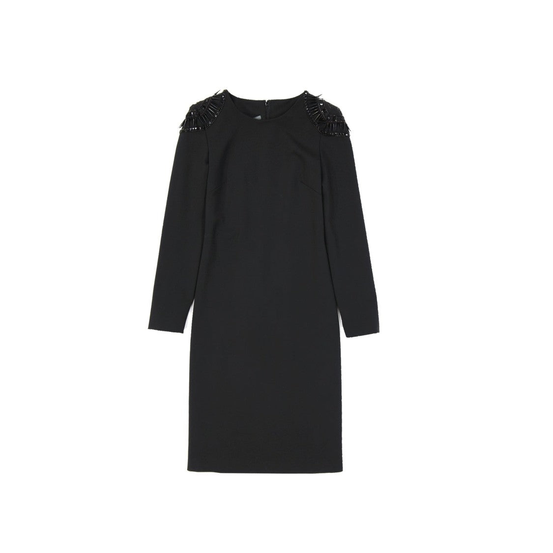Alberta Ferretti Knee-Length Wool Blend Dress