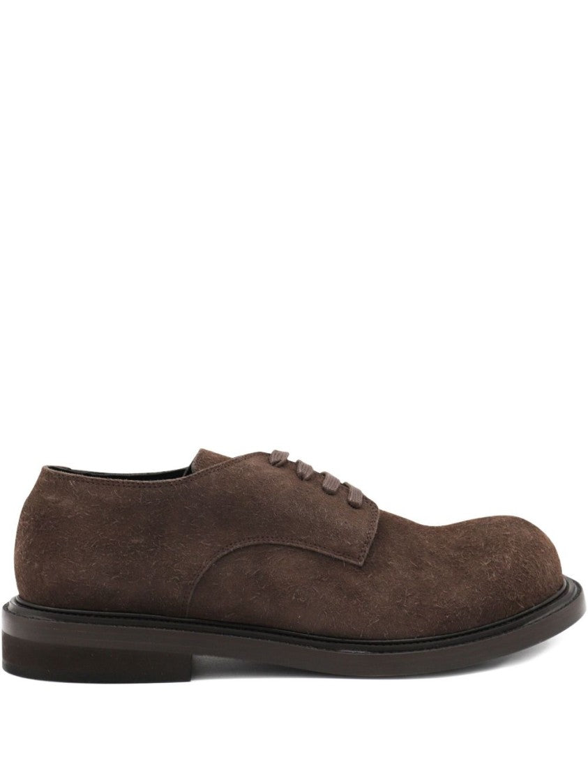 Moschino Lace-Up Flat Shoes