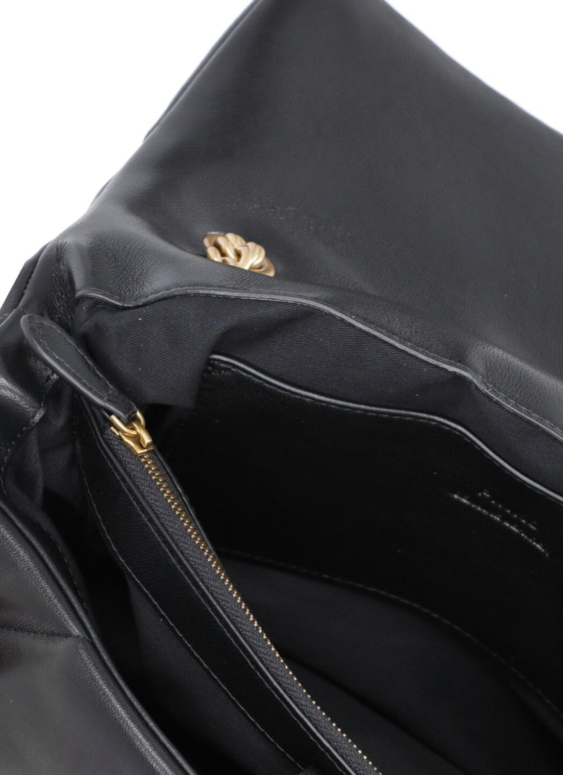 Pinko Black Love Puff Big Bag