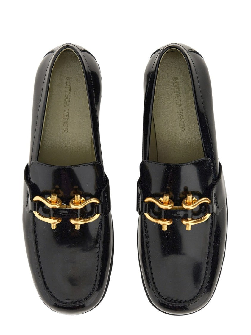 Bottega Veneta Sleek Minimalist Loafer With Rubber Sole
