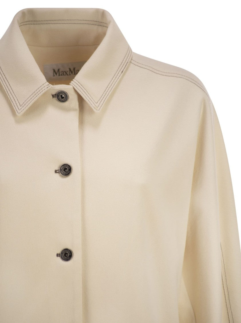 Max Mara Mxpnettare - Denim-Effect Jersey Jacket