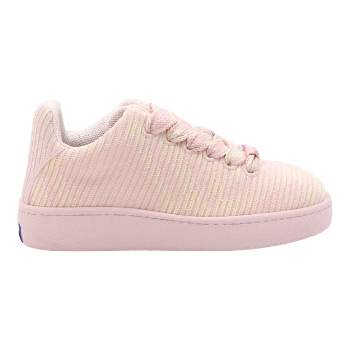 Burberry Low-Top Sneakers With Ribbed Texture And Contrast Detail