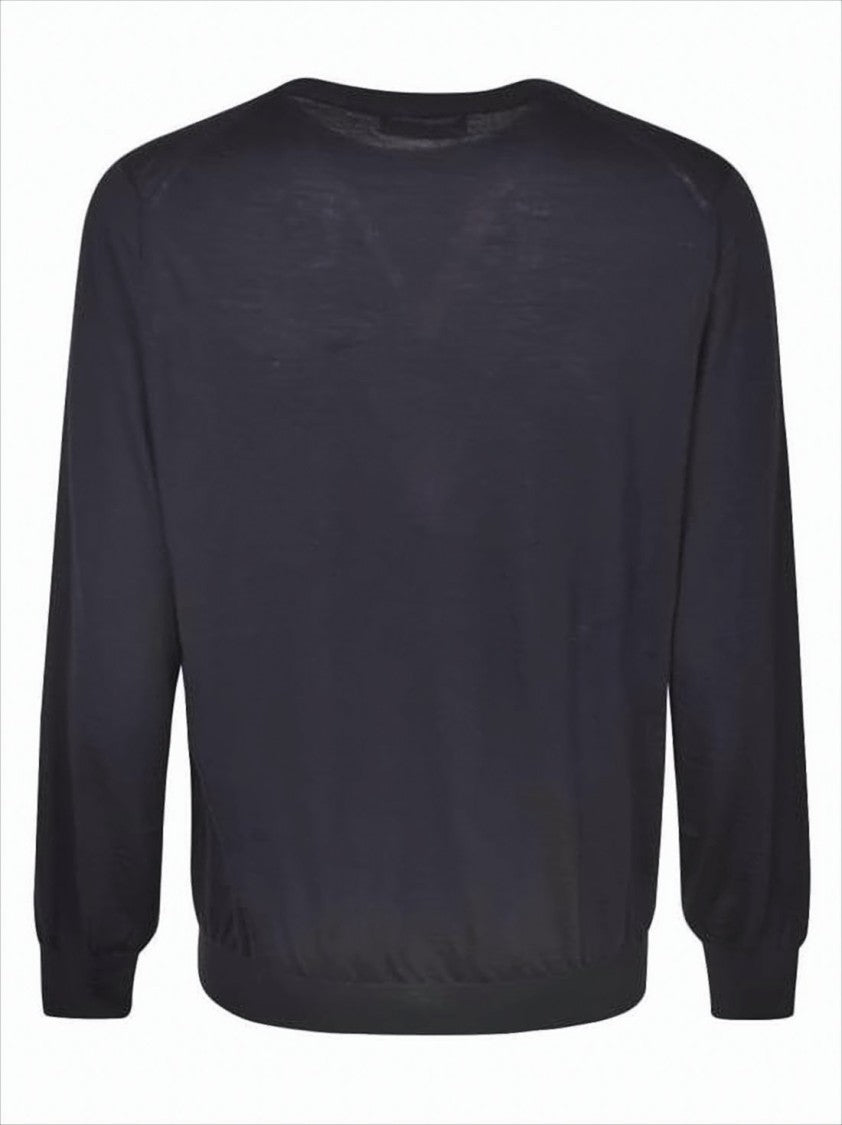 Brunello Cucinelli Fine Knit Crew Neck Sweater In Luxurious Materials