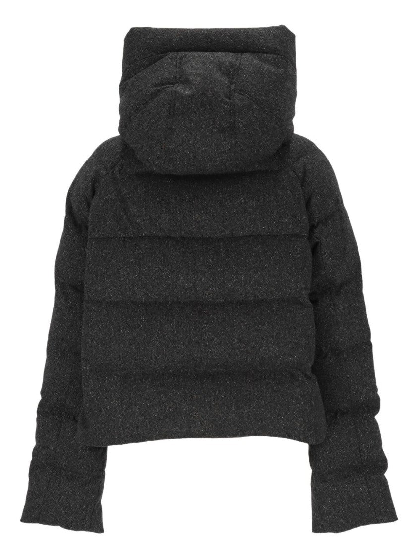 Peuterey Cropped Padded Jacket With High Collar