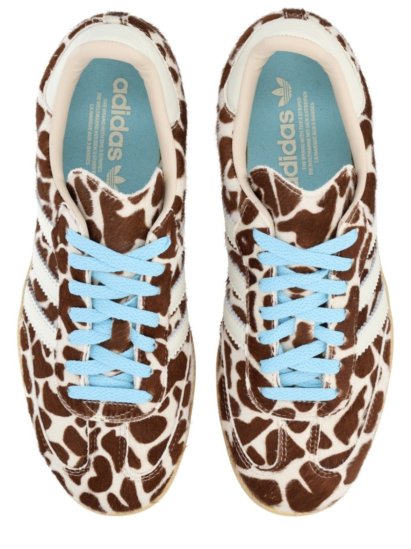 Adidas Originals Multicolor Giraffe Pattern Leather Sneakers
