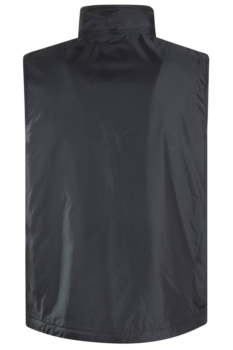 Aspesi Soft Nylon Gilet With High Collar