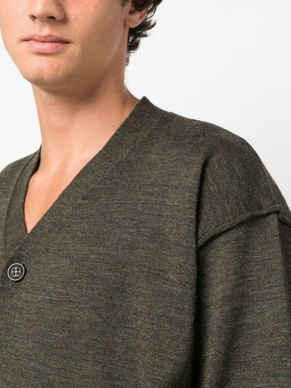 Dsquared2 V-Neck Virgin Wool Cardigan