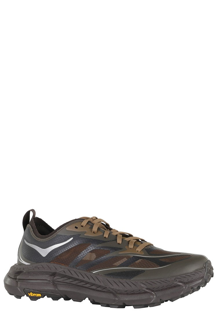 Hoka Brown U Mafate Speed 4 Lite Mesh Polyester Sneakers