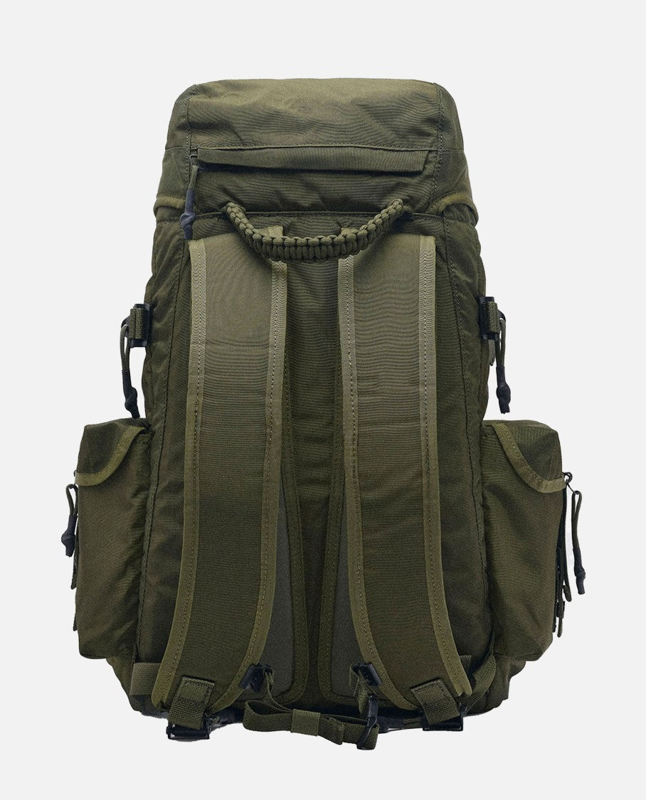 Birkenstock Rugged Green Backpack With Multi-Pocket Design