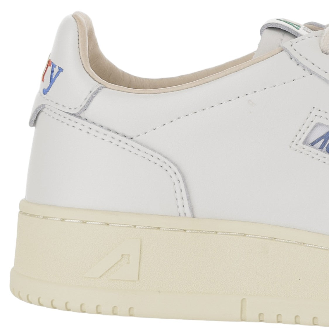 Autry White Medalist Low Leather Sneakers