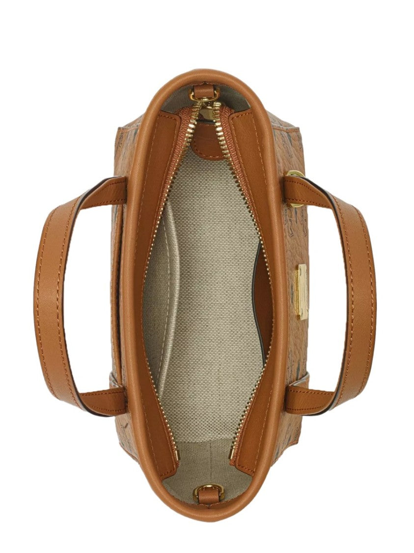 Mcm Extra-Mini "Toni Top-Zip" Bag In Visetos