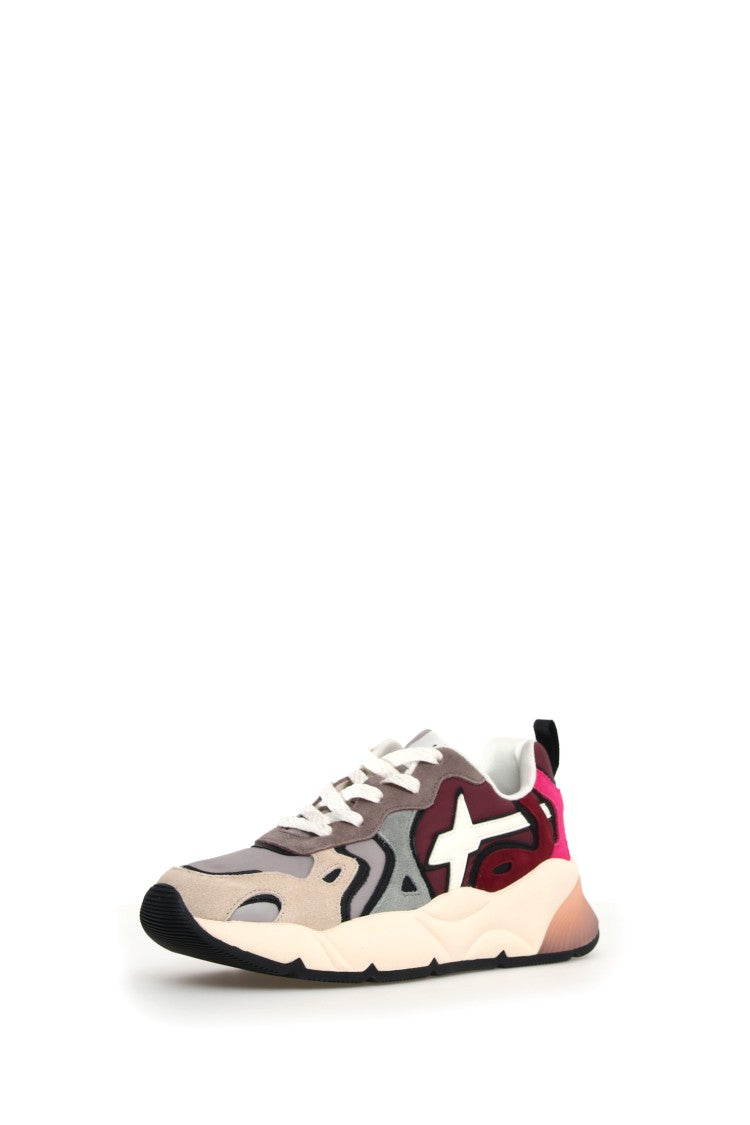 W6yz Dynamic Layered Sneakers Chunky Sole Logo
