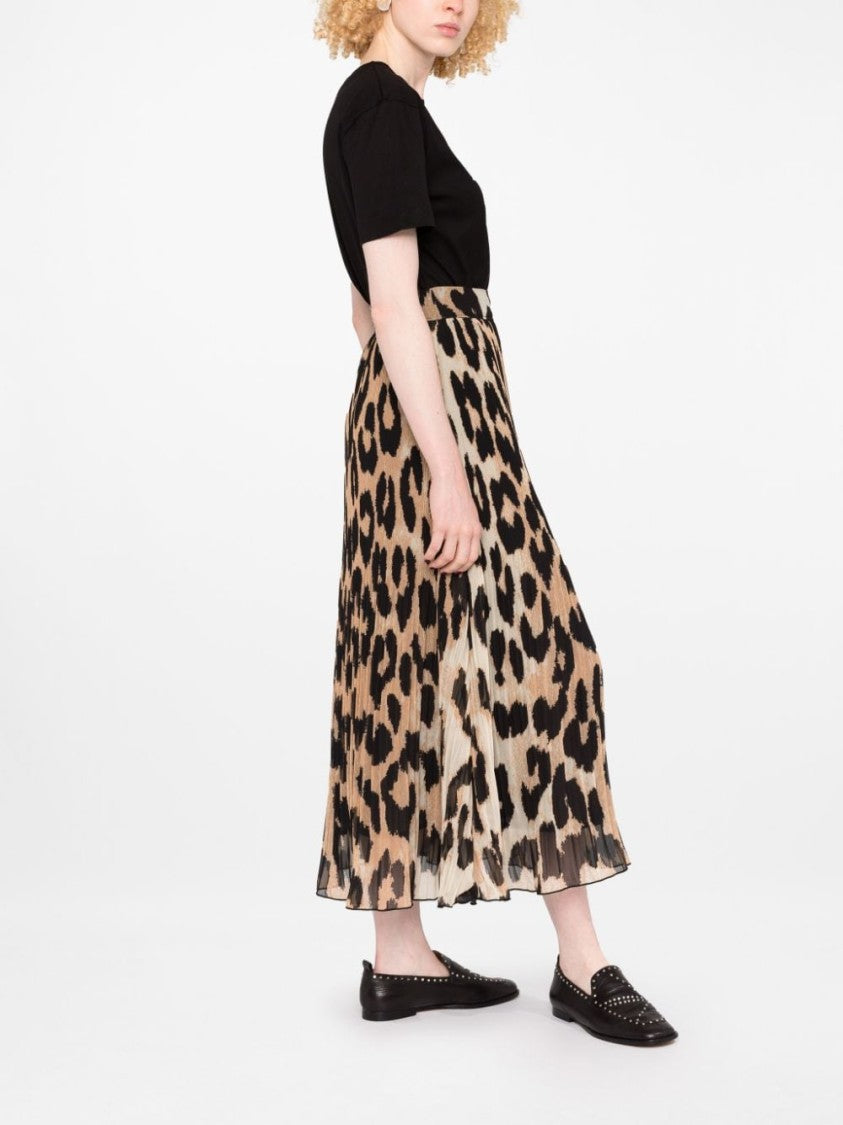 Patou Short-Sleeved Black Logo Print Top