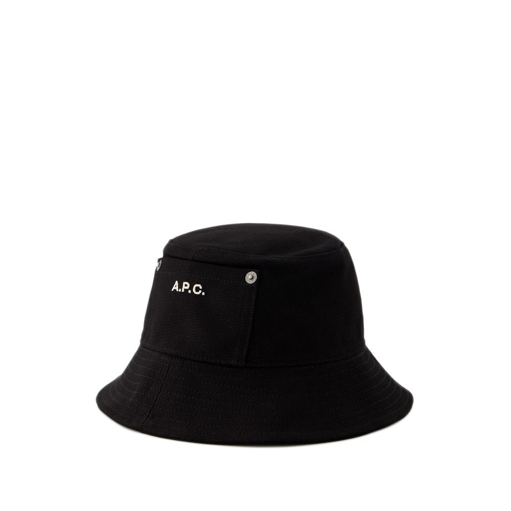 A.P.C. Thais Bucket Hat - Cotton - Black