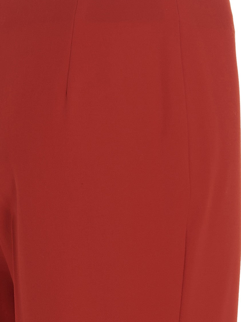 Ferragamo Straight Pants With Pleat