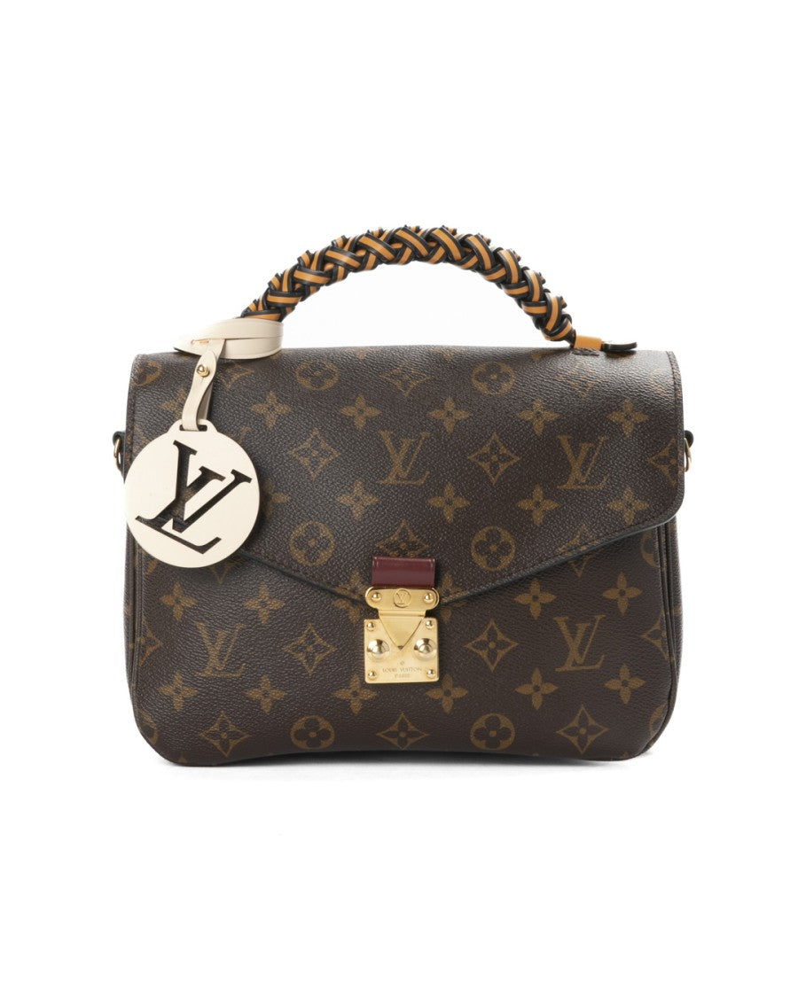 Louis Vuitton Brown Metis Braided Monogram Canvas Shoulder Bag